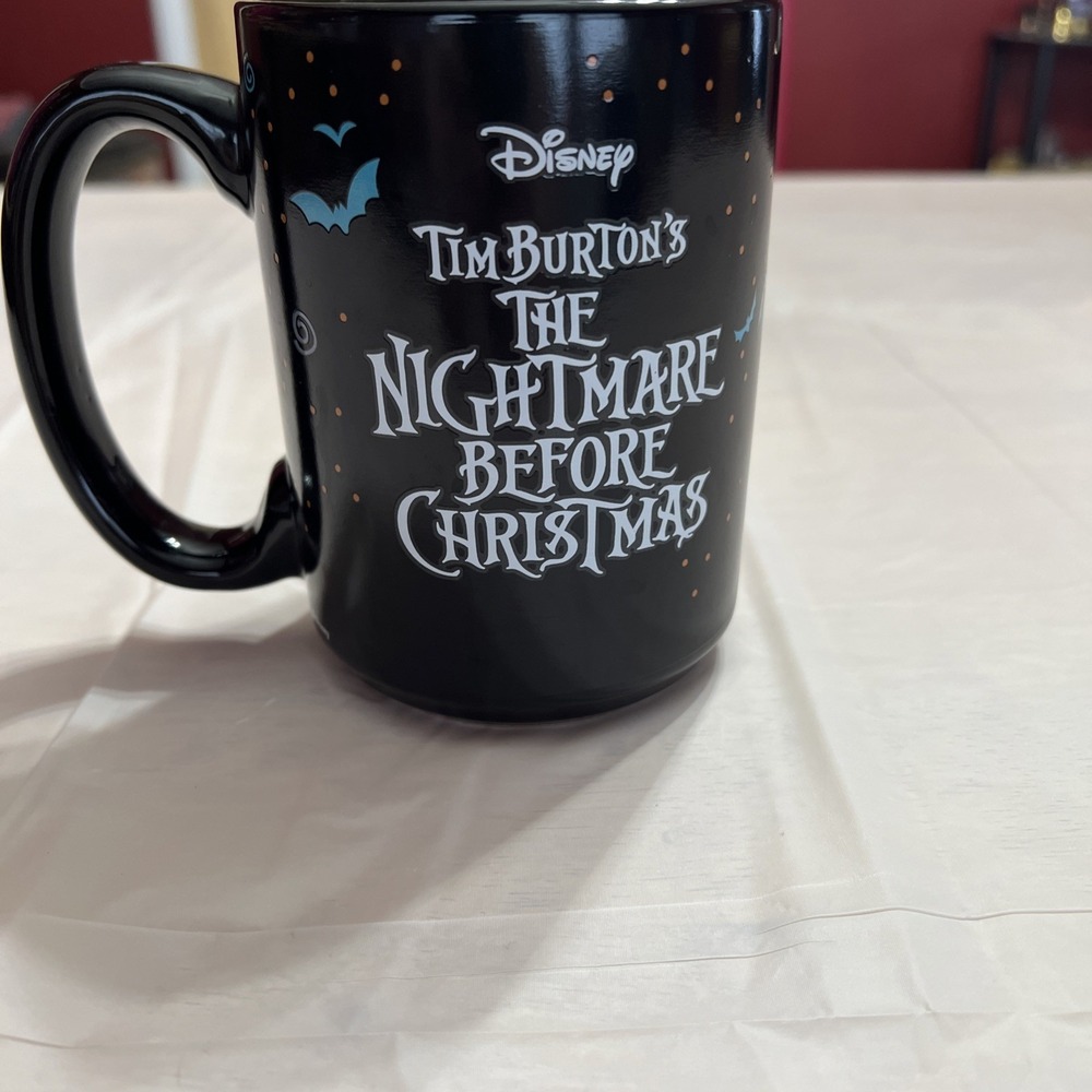 ZAK! Disney The Nightmare Before Christmas Coffee Mug Jack Sally Zero 15oz